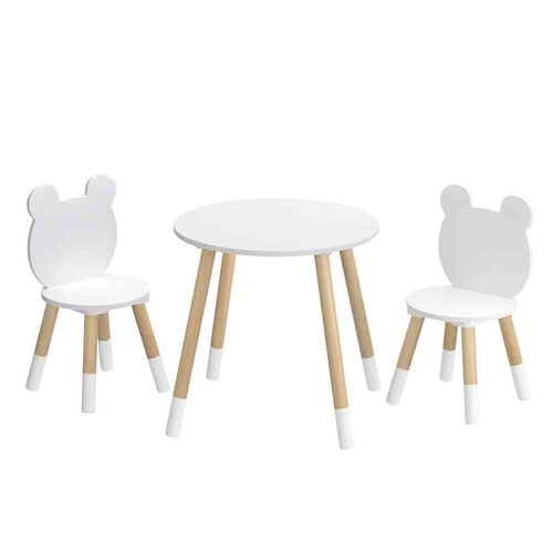 Annie 3 Piece Kids Table and Chairs Set