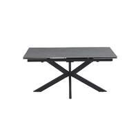 Craig Extendable Dining Table, Bulgarian Grey Ceramic