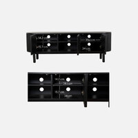 Matilda 1.6m TV Entertainment Unit - Full Black