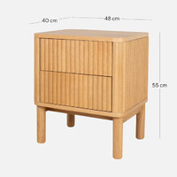 Matilda Bedside Table - Natural