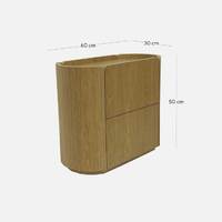 Henry Bedside Table - Natural Oak