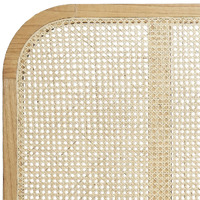 Palm Springs Horizon Timber & Rattan Bed Headboard, King