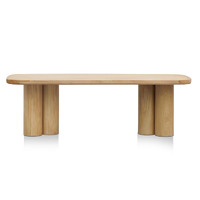 Colonna 2.4m Elm Dining Table - Natural