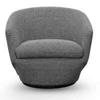 Blair Fabric Lounge Chair - Graphite Grey