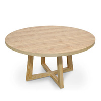 Kennedy 1.5m Round Dining Table - Natural