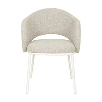 Jesse White Dining Chair - Clay Grey