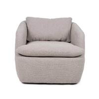 Parker Swivel Accent Chair, Cappuccino