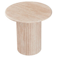 Chase Travertine Side Table