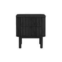 Matilda Bedside Table - Full Black