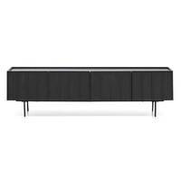 Adele 2m Wooden TV Entertainment Unit - Full Black