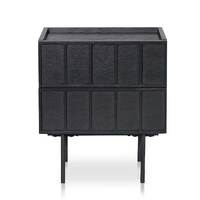 Adele Bedside Table - Full Black