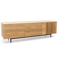 Macy Wooden TV Entertainment Unit - Natural