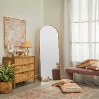 Madison Floor Mirror Gold