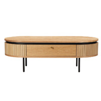 Nola 1.2 Wooden Coffee Table - Natural