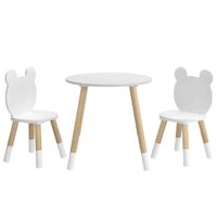 Annie 3 Piece Kids Table and Chairs Set
