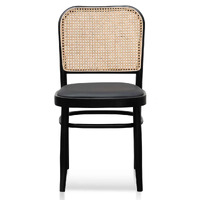 Set of 2 Bentwood Dining Chair, Black