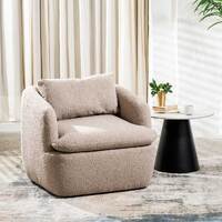 Parker Swivel Accent Chair, Cappuccino