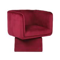 Donna Swivel Occasional Chair, Wine