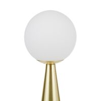 Orion Table Lamp Gold & White