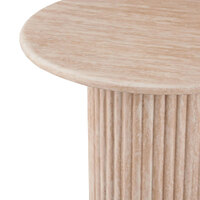 Chase Travertine Side Table