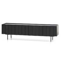 Adele 2m Wooden TV Entertainment Unit - Full Black