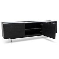 Macy Wooden TV Entertainment Unit - Black