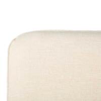 Renzo Upholstered Queen Bedhead, Cream