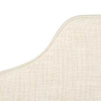 Issey Upholstered Queen Bedhead, Natural