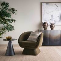 Piet Side Table, Gun Metal