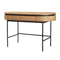 Nola 1.2m Wooden Study Desk - Natural