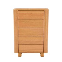 Kenston 5 Drawers Chest Tallboy, Natural