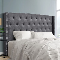 Winged Carter Grey Bed Head - Kng