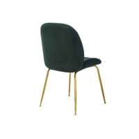 Ivonne Velvet Dining Chairs, Emerald Set of 2