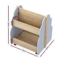 Kids Bookshelf Storage Bookcase Organiser Display Shelf