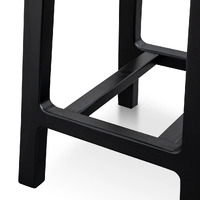 Sammy Wooden Bar Stool - Black