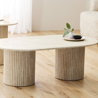 Chase Travertine Coffee Table