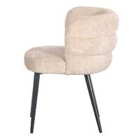 Set of 2 Aniela Upholstered Dining Chairs, Latte