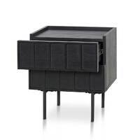 Adele Bedside Table - Full Black