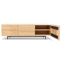 Macy Wooden TV Entertainment Unit - Natural