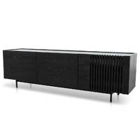 Macy Wooden TV Entertainment Unit - Black