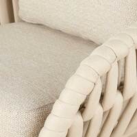 Elwood Outdoor Chair, Cream