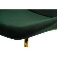 Ivonne Velvet Dining Chairs, Emerald Set of 2