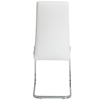 Sofia Faux Leather Dining Chair, White Set of 4