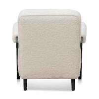 Den Armchair - Ivory White Sherpa