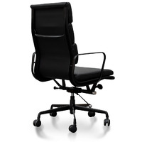 Alvin High Back Office Chair - Full Black