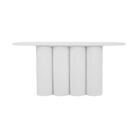 Bomen Wooden Console Table, Full White