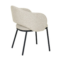 Jesse Black Dining Chair - Clay Grey