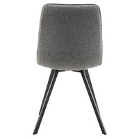 Set of 2 Robels Upholstered Dining Chairs, Grey