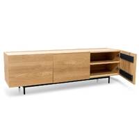 Macy Wooden TV Entertainment Unit - Natural