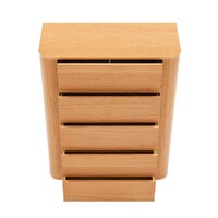 Kenston 5 Drawers Chest Tallboy, Natural